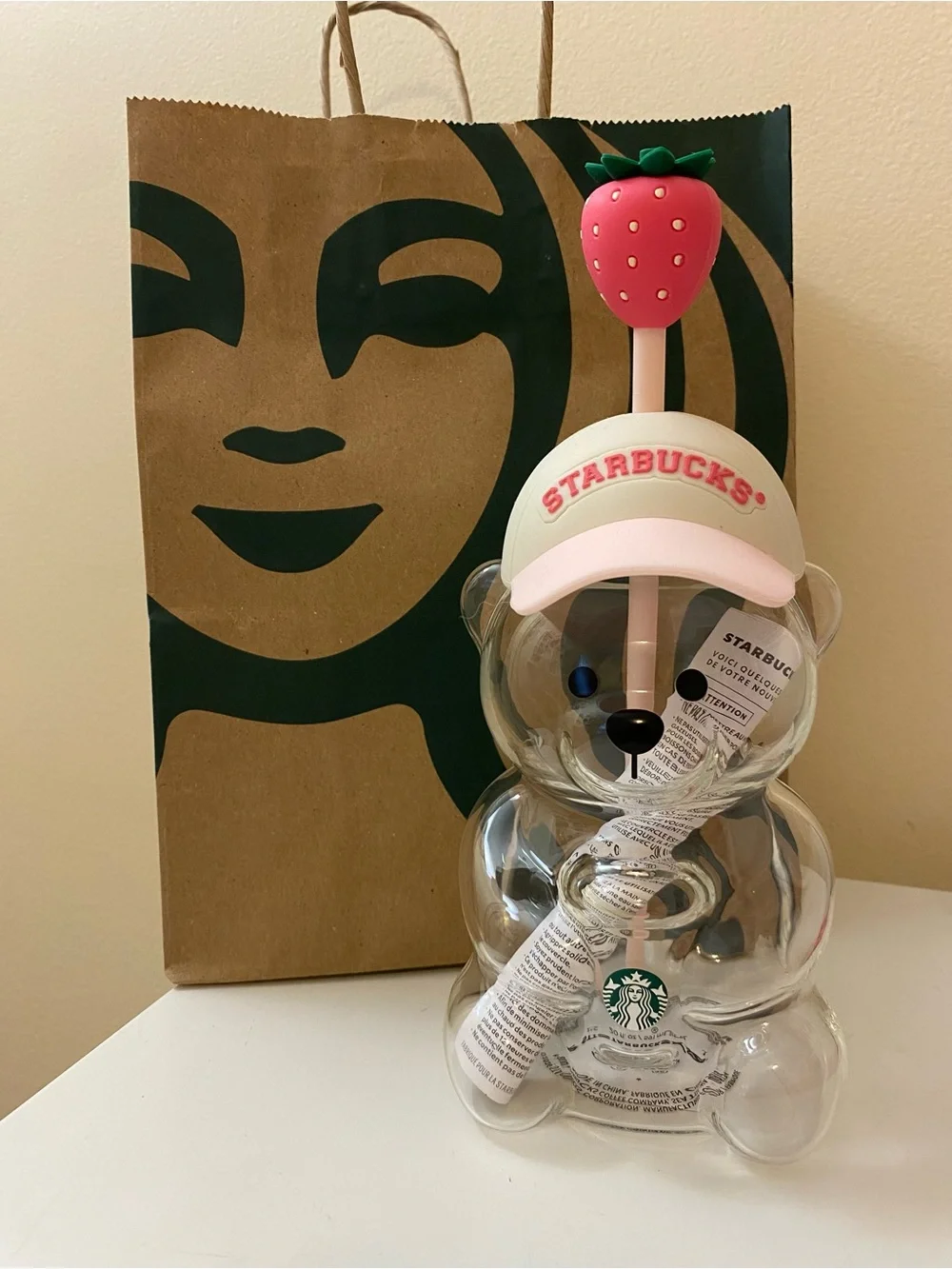 STARBUCKS PINK BEAR CUP